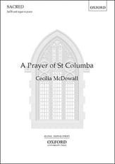 A Prayer of St. Columba SATB choral sheet music cover